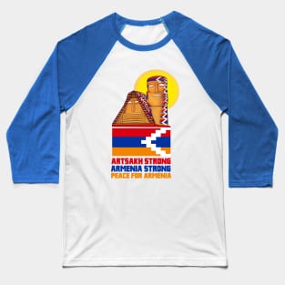 Artsakh Strong (Peace For Armenia) Baseball T-Shirt